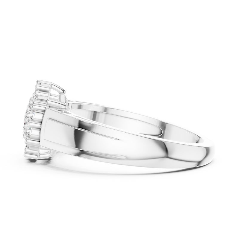 Ladies Ring 19#120013L - White Gold - Image
