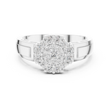 Ladies Ring 19#120013L - White Gold - Image