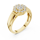 Ladies Ring 19#120013L - Yellow Gold - Image