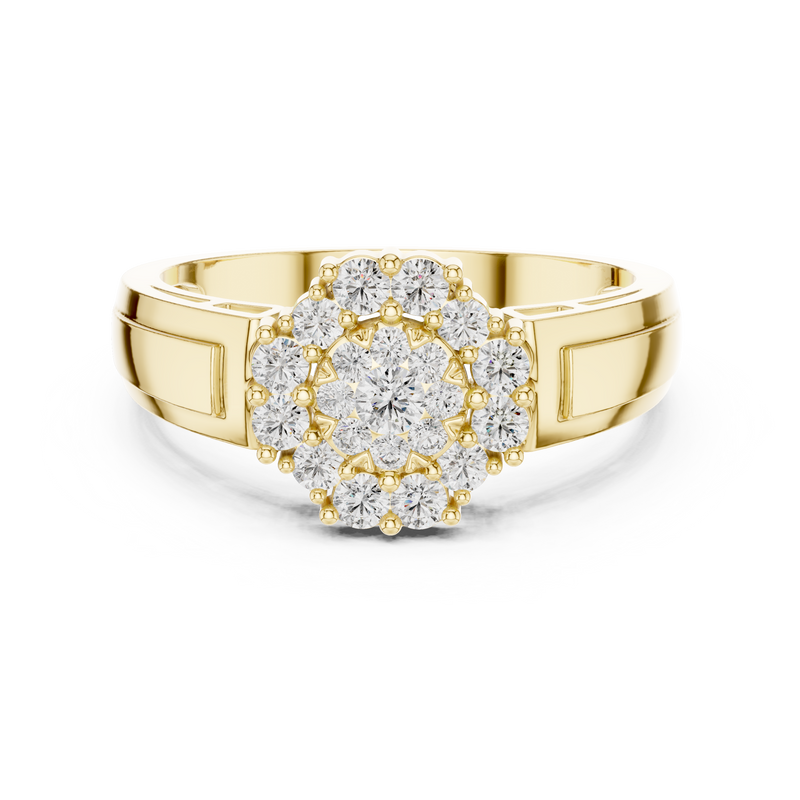 Ladies Ring 19#120013L - Yellow Gold - Image