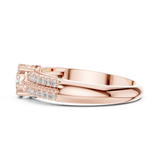 Ladies Ring 19#120014L@7 - Rose Gold - Image