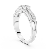 Ladies Ring 19#120014L@7 - White Gold - Image