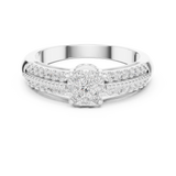 Ladies Ring 19#120014L@7 - White Gold - Image