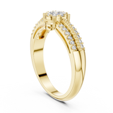 Ladies Ring 19#120014L@7 - Yellow Gold - Image