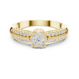 Ladies Ring 19#120014L@7 - Yellow Gold - Image