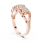 Ladies Ring 19#120015L - Rose Gold - Image