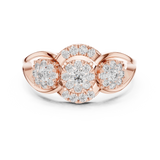 Ladies Ring 19#120015L - Rose Gold - Image