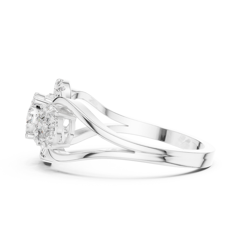 Ladies Ring 19#120015L - White Gold - Image
