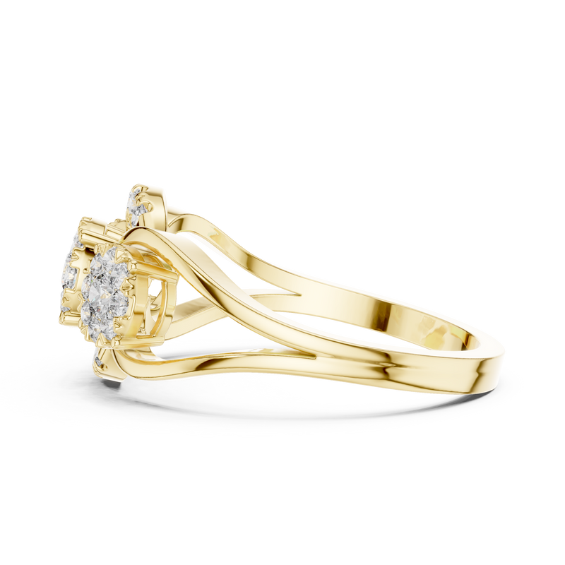 Ladies Ring 19#120015L - Yellow Gold - Image