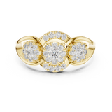 Ladies Ring 19#120015L - Yellow Gold - Image
