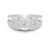 Ladies Ring 19#120016L - White Gold - Image