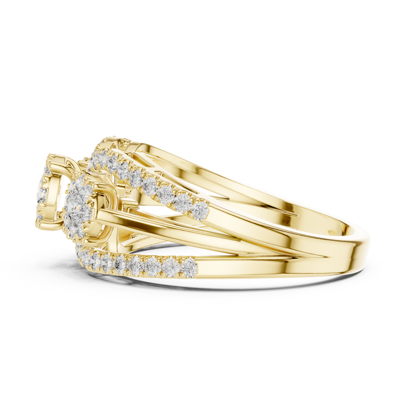 Ladies Ring 19#120016L - Yellow Gold - Image