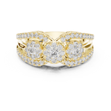 Ladies Ring 19#120016L - Yellow Gold - Image