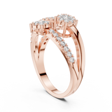Ladies Ring 19#120017L - Rose Gold - Image