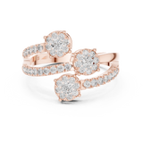 Ladies Ring 19#120017L - Rose Gold - Image