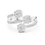 Ladies Ring 19#120017L - White Gold - Image