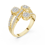 Ladies Ring 19#120017L - Yellow Gold - Image
