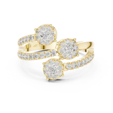 Ladies Ring 19#120017L - Yellow Gold - Image
