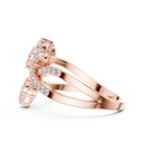 Ladies Ring 19#120018L - Rose Gold - Image