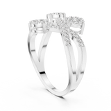 Ladies Ring 19#120018L - White Gold - Image
