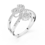 Ladies Ring 19#120018L - White Gold - Image