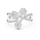 Ladies Ring 19#120018L - White Gold - Image