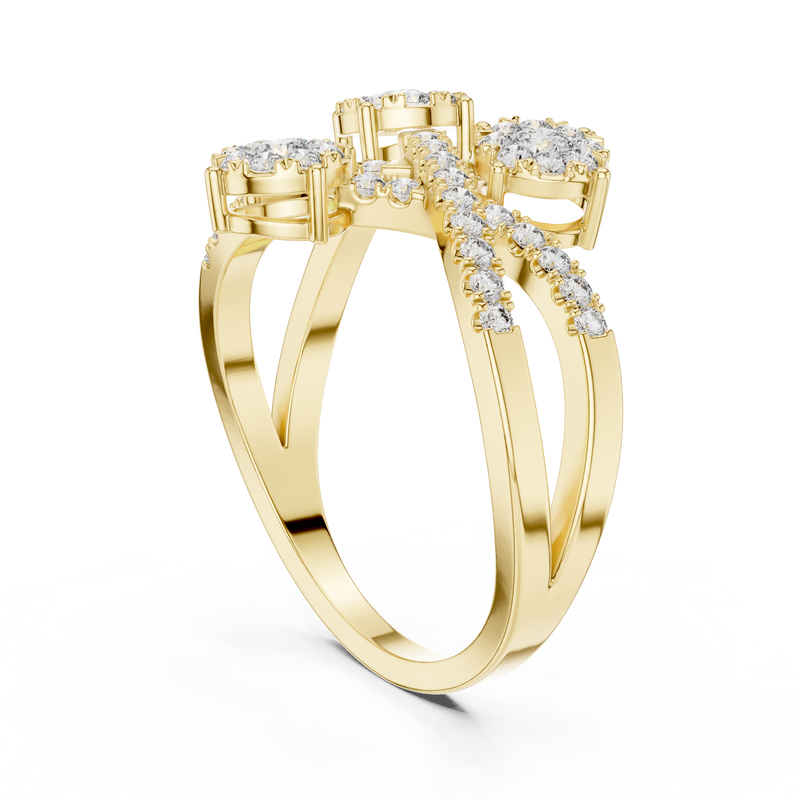 Ladies Ring 19#120018L - Yellow Gold - Image