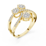 Ladies Ring 19#120018L - Yellow Gold - Image