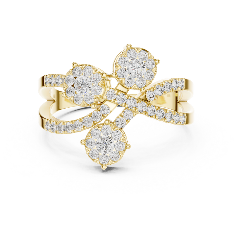 Ladies Ring 19#120018L - Yellow Gold - Image