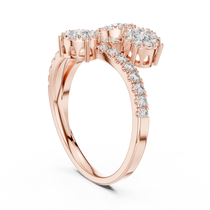 Ladies Ring 19#120019L - Rose Gold - Image