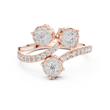 Ladies Ring 19#120019L - Rose Gold - Image
