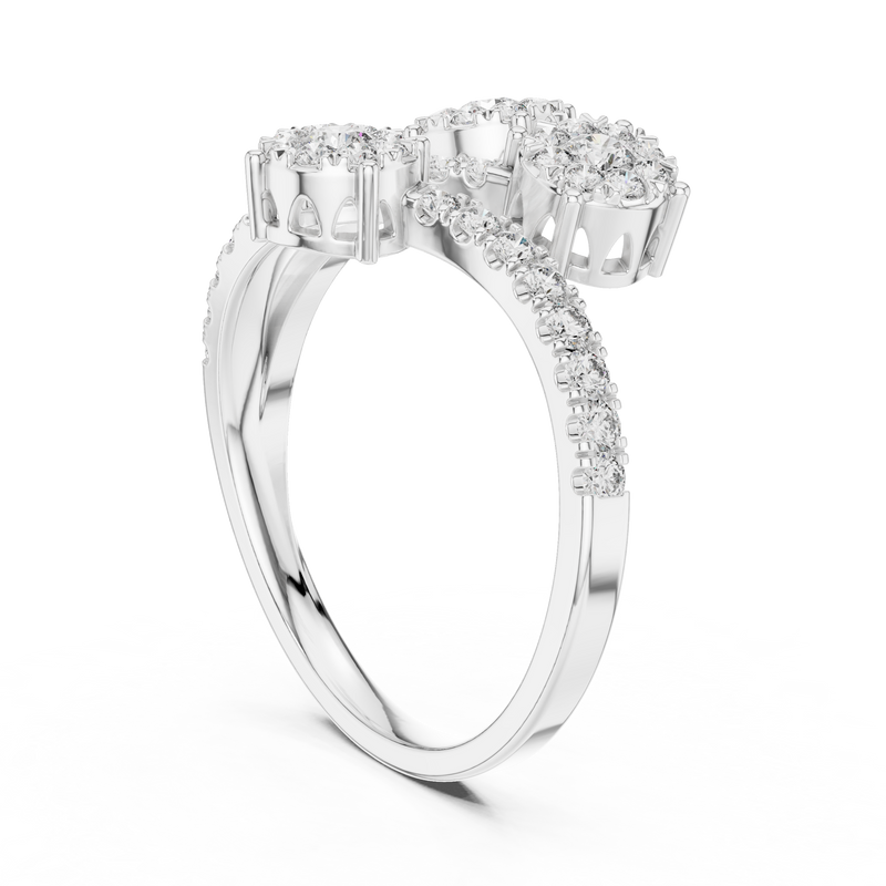 Ladies Ring 19#120019L - White Gold - Image