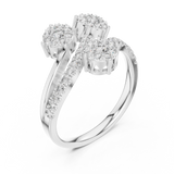 Ladies Ring 19#120019L - White Gold - Image