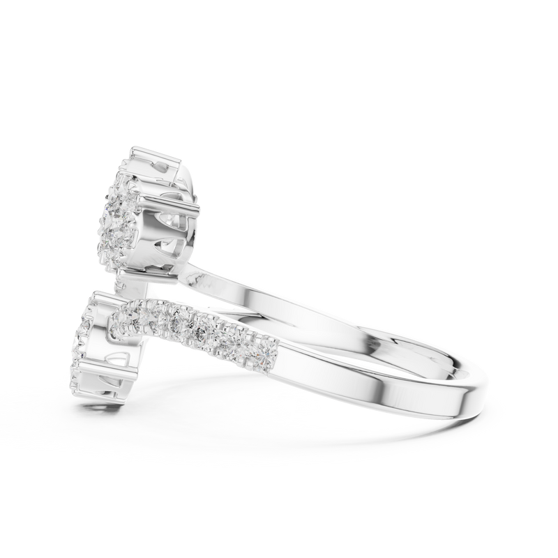 Ladies Ring 19#120019L - White Gold - Image