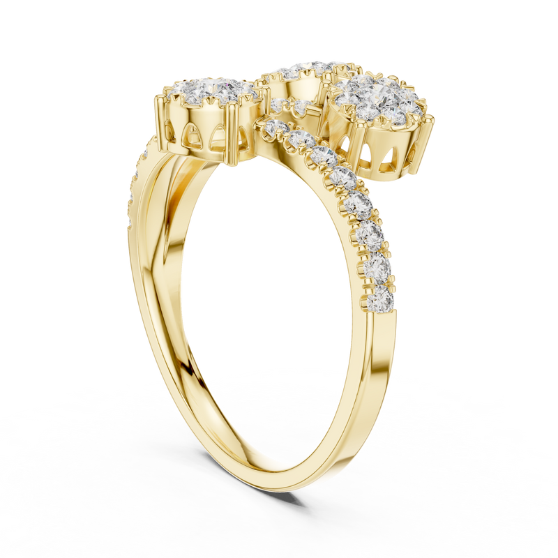 Ladies Ring 19#120019L - Yellow Gold - Image
