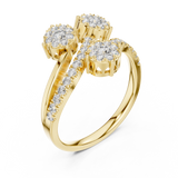 Ladies Ring 19#120019L - Yellow Gold - Image