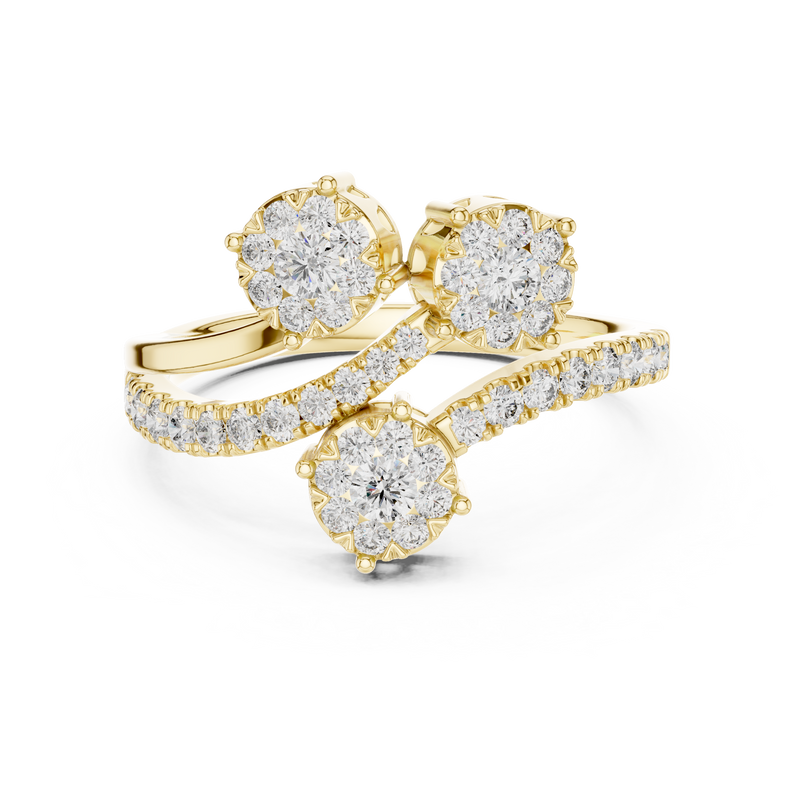 Ladies Ring 19#120019L - Yellow Gold - Image