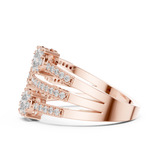 Ladies Ring 19#120020L@7 - Rose Gold - Image