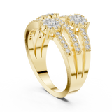 Ladies Ring 19#120020L@7 - Yellow Gold - Image