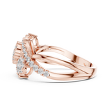 Ladies Ring 19#120021L@7 - Rose Gold - Image