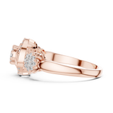 Ladies Ring 19#120022L@7 - Rose Gold - Image