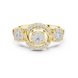 Ladies Ring 19#120022L@7 - Yellow Gold - Image