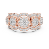 Ladies Ring 19#120023L - Rose Gold - Image