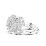 Ladies Ring 19#120023L - White Gold - Image