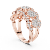 Ladies Ring 19#120023L - Rose Gold - Image