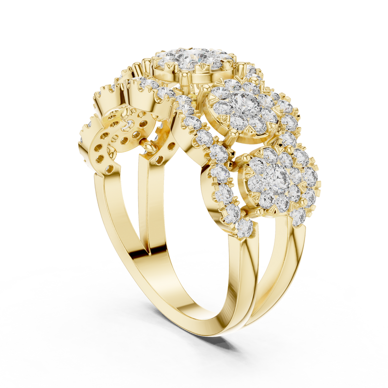 Ladies Ring 19#120023L - Yellow Gold - Image