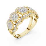 Ladies Ring 19#120023L - Yellow Gold - Image