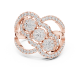 Ladies Ring 19#120024L - Rose Gold - Image