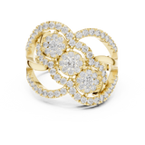 Ladies Ring 19#120024L - Yellow Gold - Image