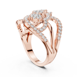 Ladies Ring 19#120024L - Rose Gold - Image